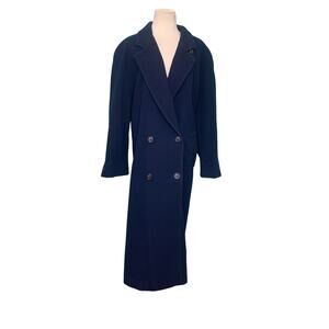 Donny Brook vintage blue wool doble breast coat size 12